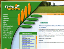 Tablet Screenshot of peltosiemen.fi